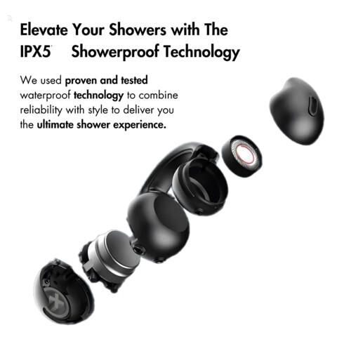 Ακουστικά Yesnero Showerbuds Open Ear Bone Conducting, Λευκά 2