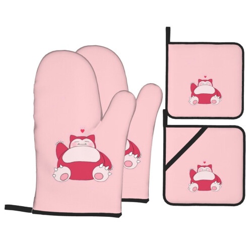 Pokemon oven mitts and pot holders 4-piece set