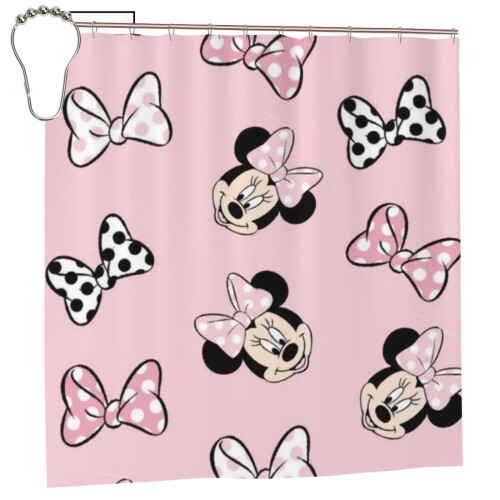 Mickey Mouse shower curtain waterproof polyester one size