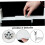 Gabarit pour bracelet en forme de U réglable avec 2 clips 3