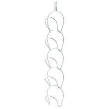 Cap Rack Organizer with 5 Hooks for Hats and Scarves