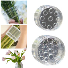 SunyaMood spiral stem holder for vases, 2 pcs transparent