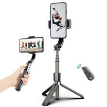 Phone Gimbal Stabilizer with Selfie Stick and Tripod 86cm