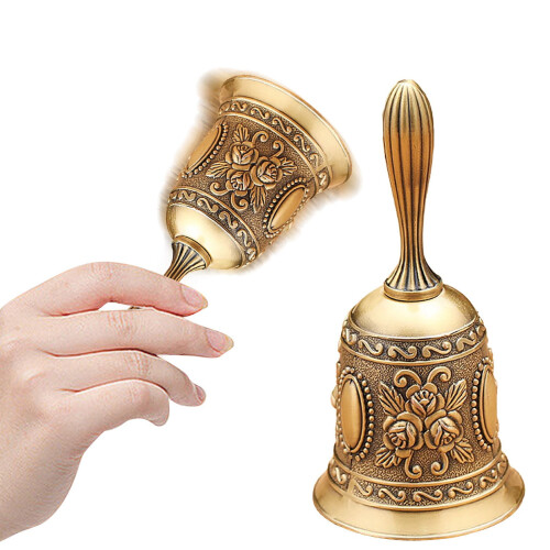 Meiiso Hand Bell with Floral Pattern 1 Piece