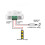Interruptor PIR Leyfeng com sensor infravermelho LED 12V/24V 4