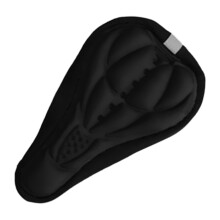 Bicycle Saddle Cover Comfortable Cushion Black