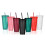 Reusable Plastic Tumblers with Lids and Straws 7-Piece Set 1