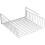 Roofei under-shelf wire storage basket white 14.2 x 9.8 x 1