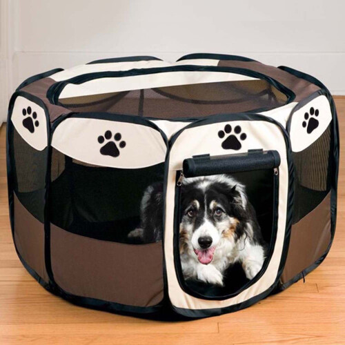 Leyfeng Sleeping Nest Φορητή Πτυσσόμενη Παιδική Χαρά για Κατοικίδια με 1