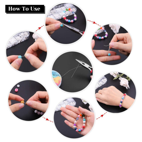 Kit per la creazione di gioielli con filo e accessori. 1