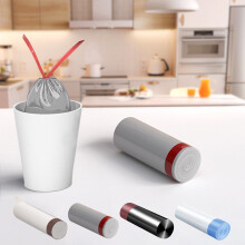 RFUGUG Thickened Kitchen Trash Bags Drawstring 15 Count