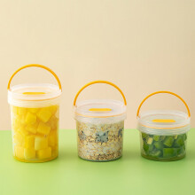 RFUGUG Round Bento Box Set Clear Leakproof 3 Sizes