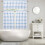 Grey waffle weave kitchen valance 60 in x 15 in 7