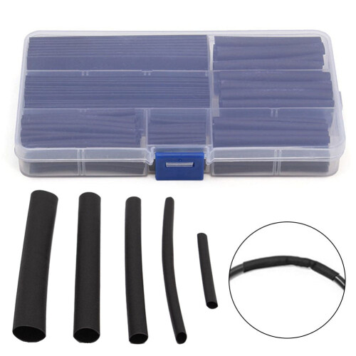 Black Heat Shrink Tubing 150 pcs