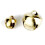 Metallklockor Julpyssel 10mm 200st Gyllene 4