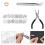 Kit de reparo para fabricação de joias com arame e acessórios. 4