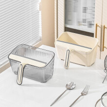 RFUGUG Set colector resturi alimentare pentru blat cu racletă - Coș de gunoi multifuncțional pentru bucătărie | Recipient sigilat pentru