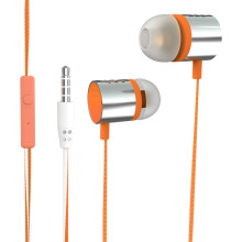In-ear headphones with mic, 3.5mm wired, for iOS and Android