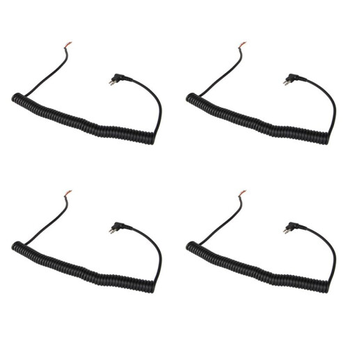 4X 2pin 4 Wire Speaker MIC Cable Spring  for  GP88S GP3688 GP2000 PMMN4013A