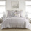 Fronha reversível Levtex Home Birch Hill em microfibra de algodão. 3