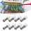 Terminale isolato stile UE, 50 pezzi, 6AWG 4