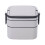 Heatable double-layer plastic lunch box for students 1