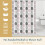 Tenda da doccia resistente 72x72 con ganci 8