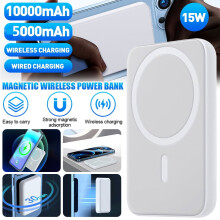 Wireless Portable Charger Gray 5000mAh or 10000mAh