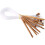 Crochet Hooks Set Plastic Cable Bamboo 12pcs 1