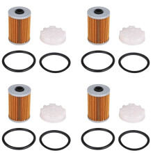 4X Fuel Filter Kit for Mercury Marine Gen 35-8M0093688, 35-866171A01, 35-892665, 18-7977
