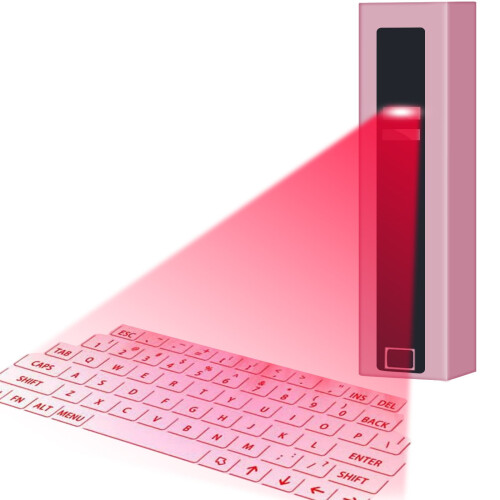 Wireless Bluetooth Projection Keyboard for Smartphones and