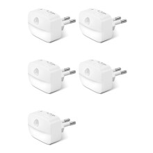 5X LED Night Light in  Motion Sensor Light Wall Lamp for Home Aisle WC Hallway Stair Bedroom Night Lamp EU Plug