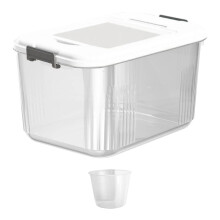 Rice Storage Container White Sealed 17.5 kg
