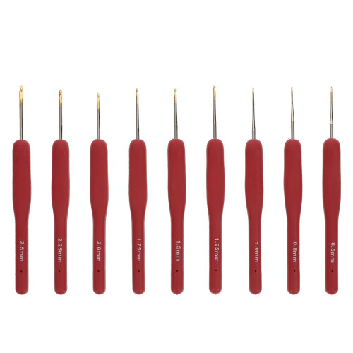 Crochet Hooks Ergonomic Handle 9 Pieces