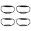 4X Low-Profile Inline Controller  3 Key Dimmer  for LED Strip Light Black 1