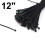 Black Nylon Zip Ties 14 Inch 250 Pack 1