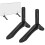 Support TV en acier pour pied LCD, 32-65 pouces 1