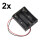 Carcasă suport pentru 2 baterii AA din plastic de 4,5 V 1