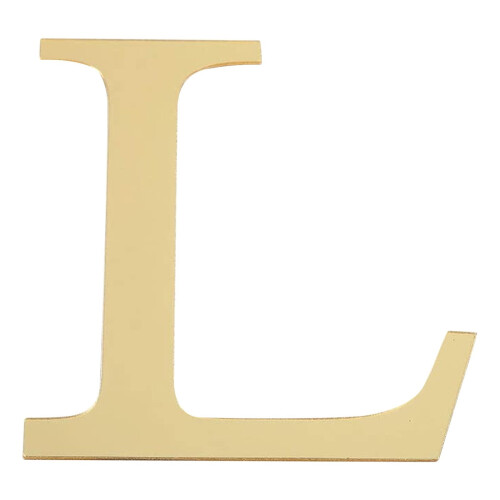 Acrylic Mirror Wall Decor Letters 26-Piece Set