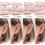 Stainless Steel Magnetic Stud Earrings Non-piercing CZ 4 7