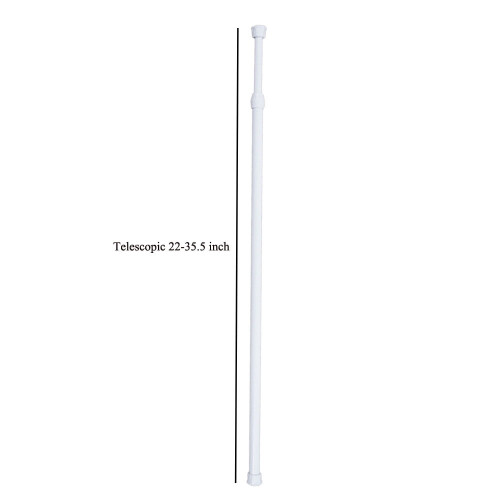 Spring telescopic voile curtain rod 2.5m