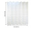 White Polyester Shower Curtain Liner Machine Washable 6