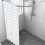 White Polyester Shower Curtain Liner Machine Washable 7