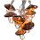 Iron Rose Gold Lampshade for LED String Lights 6ft 1