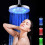LED rainfall shower head round 8 inch RGB temperature sensor 2