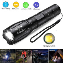 LED flashlight zoomable 1000 lumens