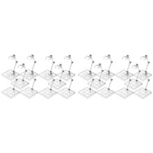 20pcs Clear Action Figure Stand,Display Holder Base Doll Model Figure Support Stand Doll Model Support Stand