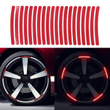 Reflective Strip Stickers for Wheel Hub 20 pcs