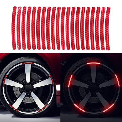 Reflective Strip Stickers for Wheel Hub 20 pcs