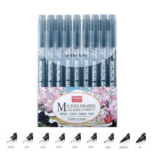 Juego de rotuladores delineadores de pigmento Micron para manga y bocetos9